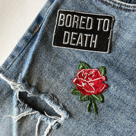 PacSun Girlfriend Patch Jeans - Picture 6 of 14